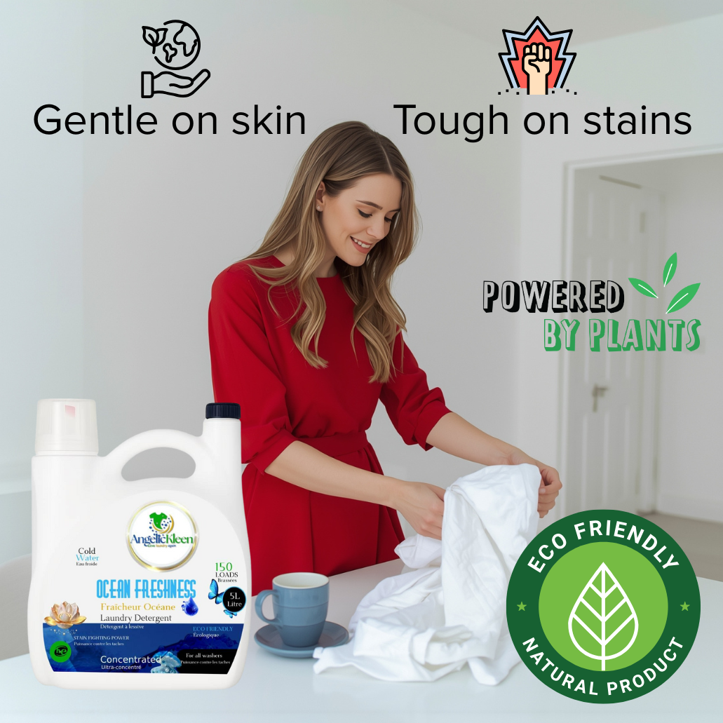 Angelickleen Morning Glory Liquid Laundry Detergent