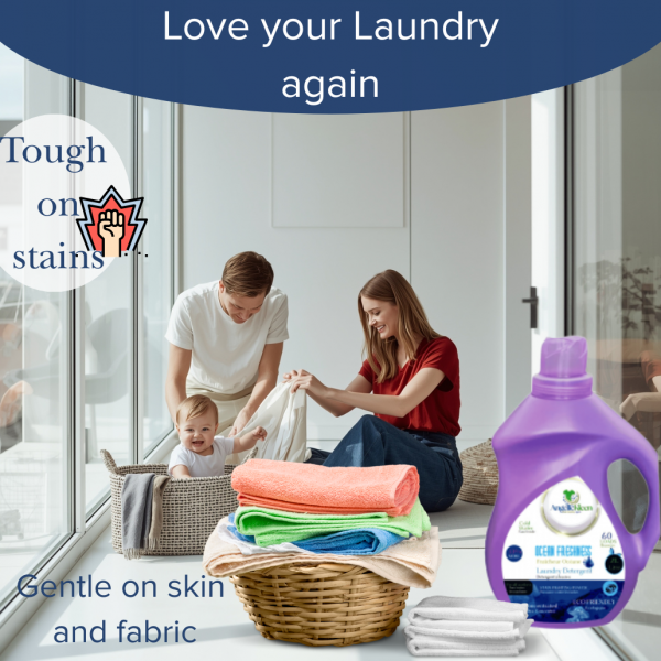 AngelicKleen Ocean Freshness Liquid Laundry Detergent