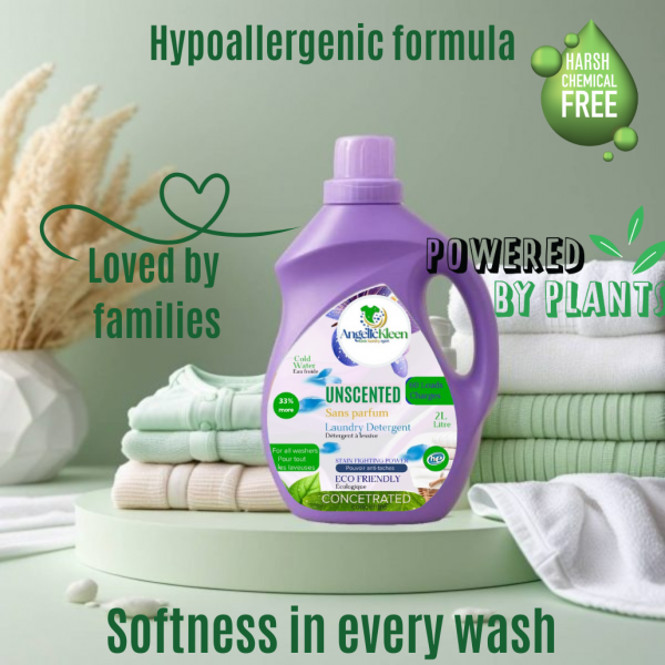 AngelicKleen Unscented Liquid Laundry Detergent