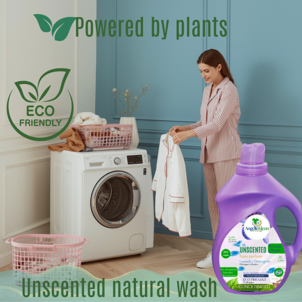 AngelicKleen Unscented Liquid Laundry Detergent