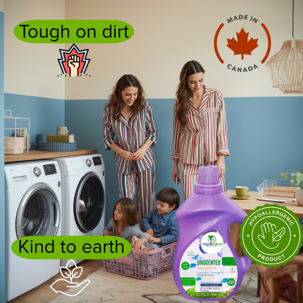 AngelicKleen Unscented Liquid Laundry Detergent