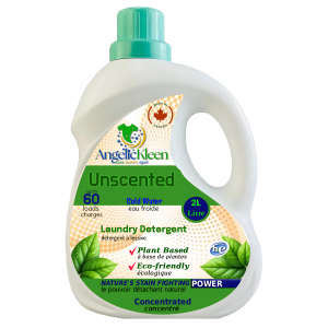 AngelicKleen Unscented fragrance-free plant-based liquid laundry detergent 2L hypoallergenic eco-friendly