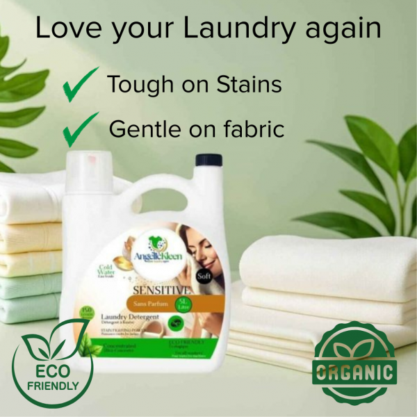 AngelicKleen Sensitive Liquid Laundry Detergent