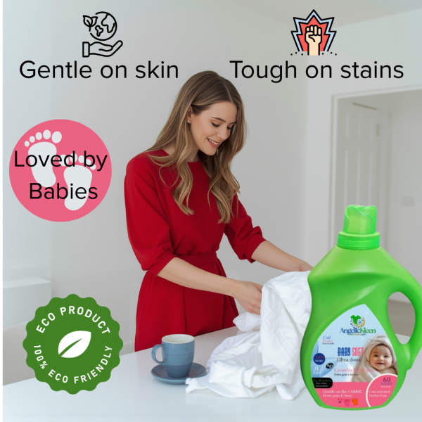AngelicKleen Baby Soft Liquid Laundry Detergent