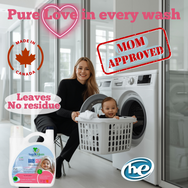 AngelicKleen Baby Soft Liquid Laundry Detergent