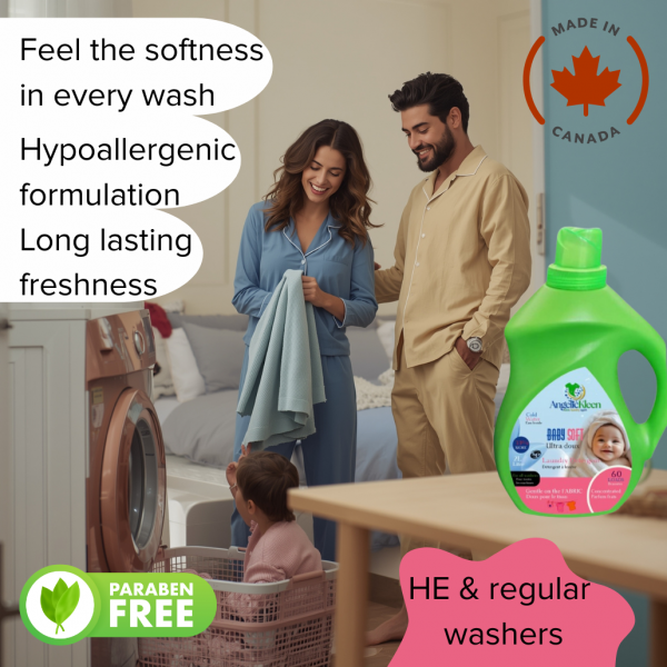 AngelicKleen Baby Soft Liquid Laundry Detergent