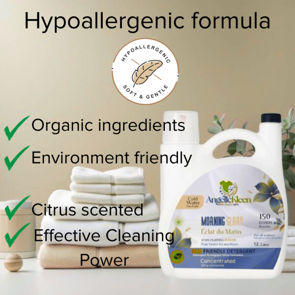 Angelickleen Morning Glory Liquid Laundry Detergent