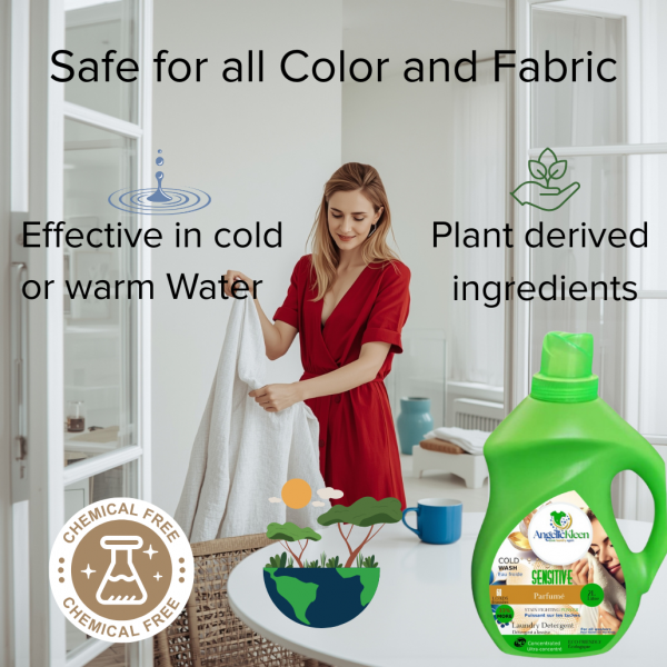 AngelicKleen Sensitive Liquid Laundry Detergent