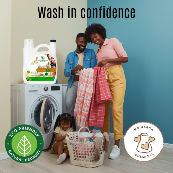 AngelicKleen Sensitive Liquid Laundry Detergent