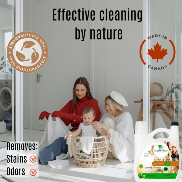 AngelicKleen Sensitive Liquid Laundry Detergent