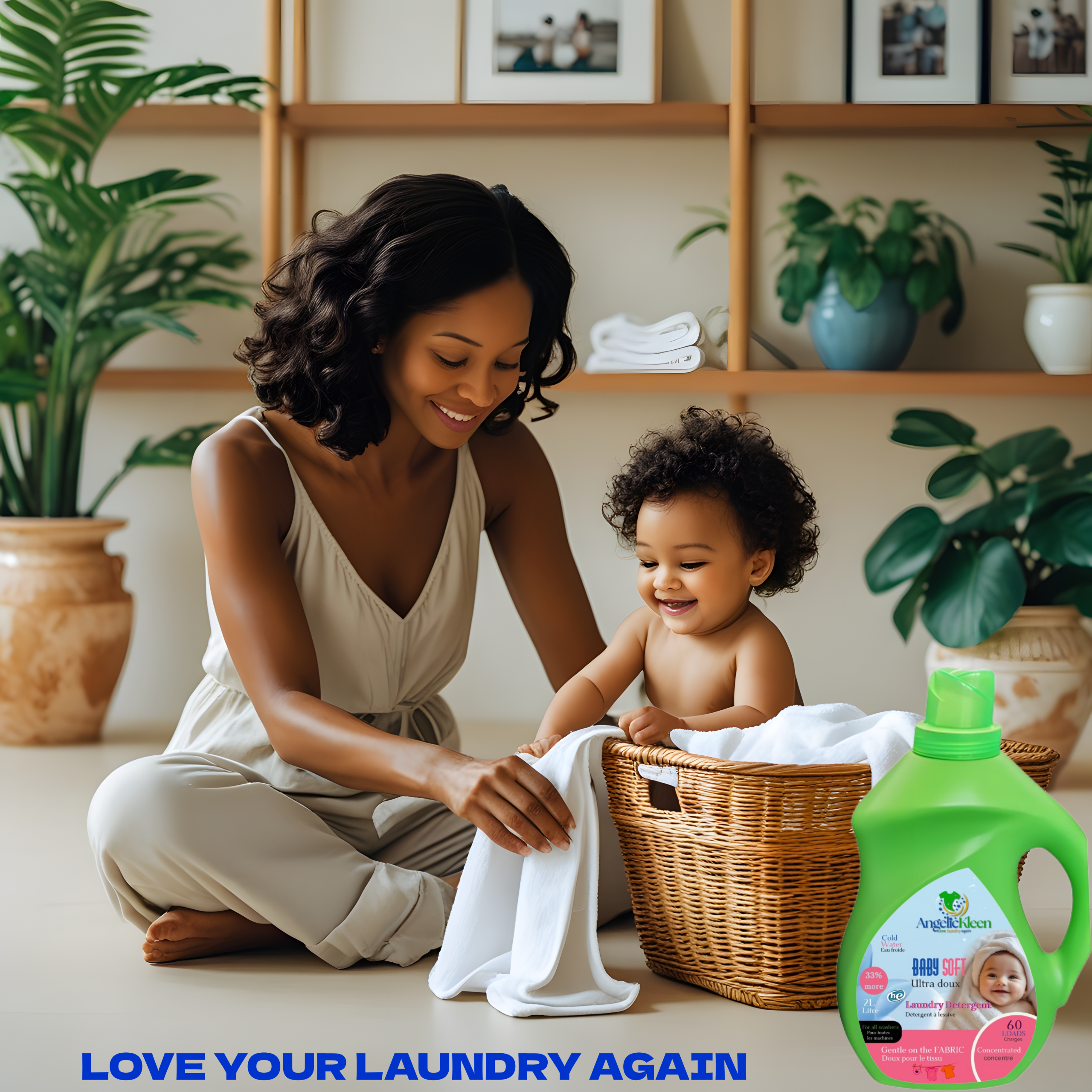 AngelicKleen Baby Soft Liquid Laundry Detergent