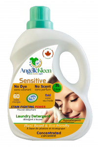 AngelicKleen Sensitive hypoallergenic fragrance-free plant-based laundry detergent 2L for sensitive skin