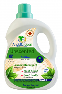 AngelicKleen Unscented fragrance-free plant-based liquid laundry detergent 2L hypoallergenic eco-friendly