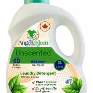 AngelicKleen Unscented fragrance-free plant-based liquid laundry detergent 2L hypoallergenic eco-friendly